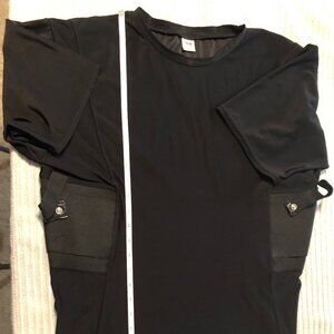 Conceal Carry Stretch Compression Fit Shirt CCW Men's Size 3XL Black NEVER USED
